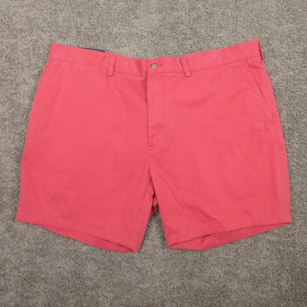 Polo Ralph Lauren Shorts Mens 42 Pink Solid Classic Fit 9